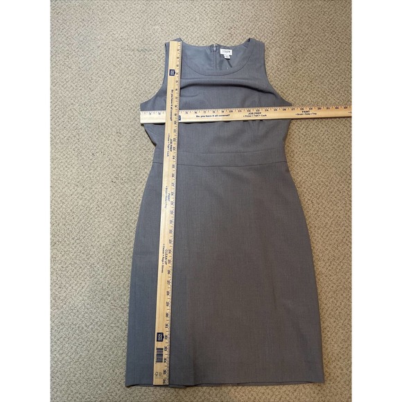 J CREW Women’s 4 Gray Dress Polyester Viscose Elastane NWT - Picture 5 of 6